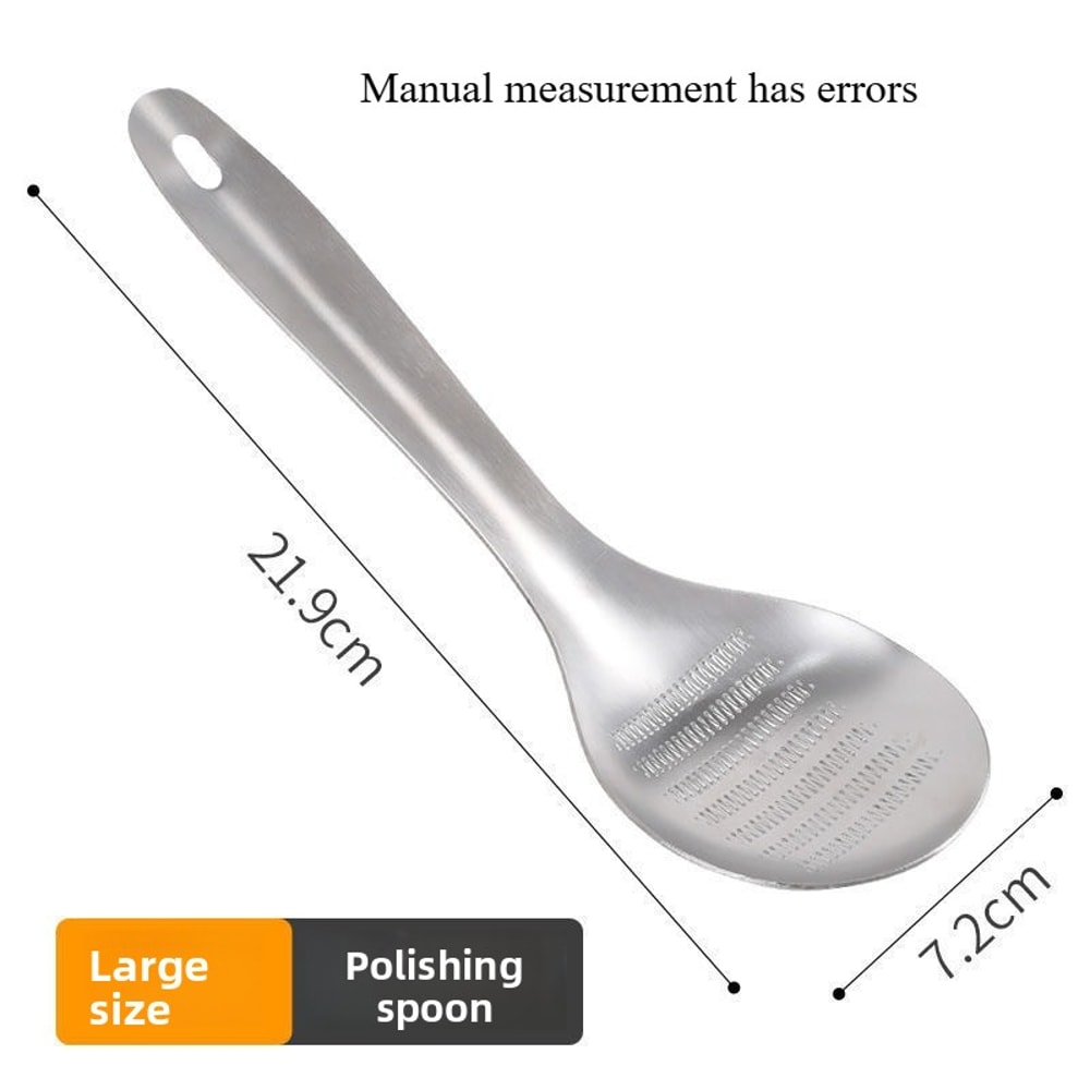 Premium Stainless Steel Garlic Ginger Grater & Vegetable Grinder Spoon