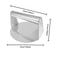 Stainless Steel Smash Burger Press & Heavy Duty Patty Maker