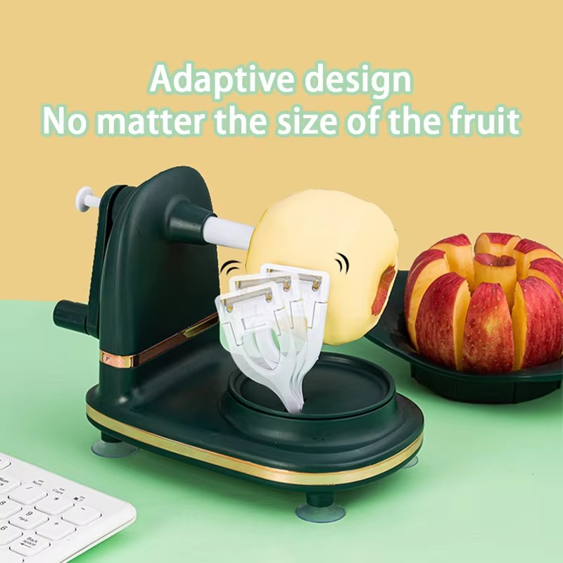 Manual Apple Potato Peeler With Stainless Steel Blades Multifunctional Kitchen Gadget 2