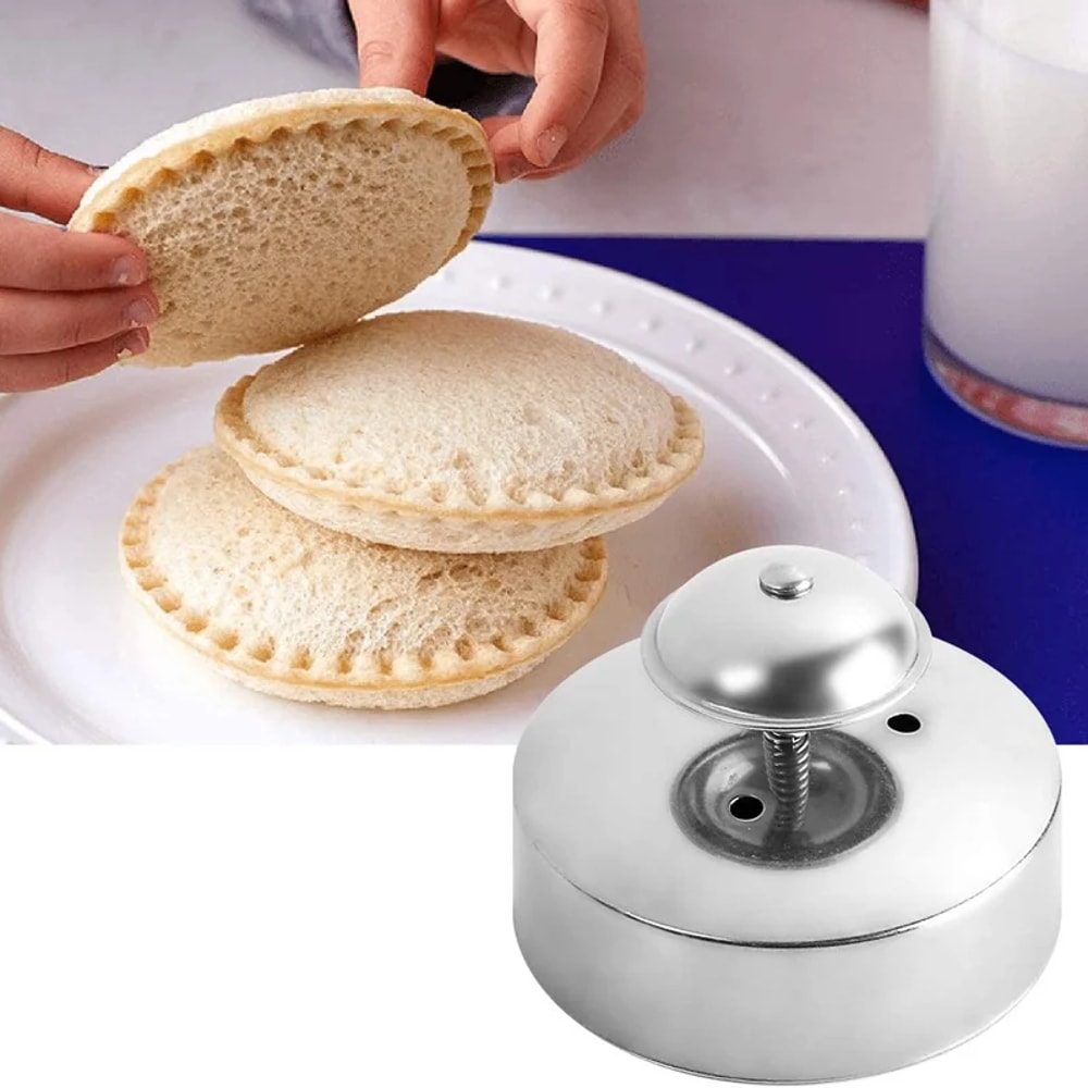 Premium Stainless Steel Sandwich Sealer Mold & DIY Sandwich Cutter