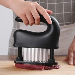 premium stainless steel meat hammer tenderizer tool for steak & poultry