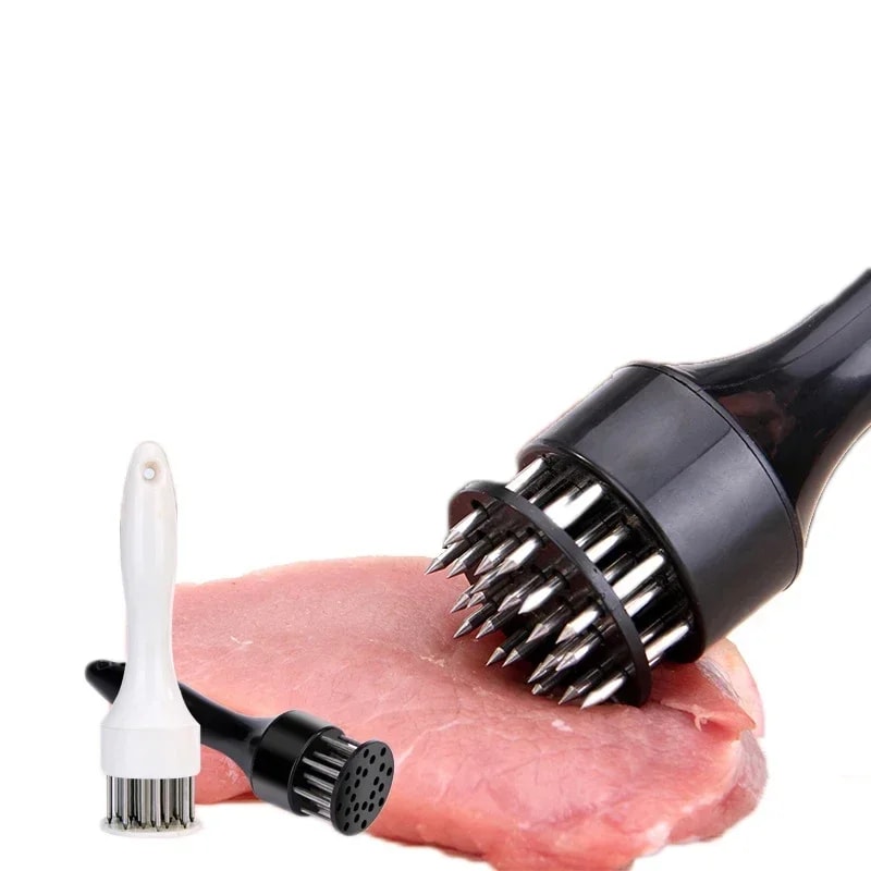 Premium Stainless Steel Meat Tenderizer Tool – Heavy Duty Steak Tenderizer & Meat Hammer