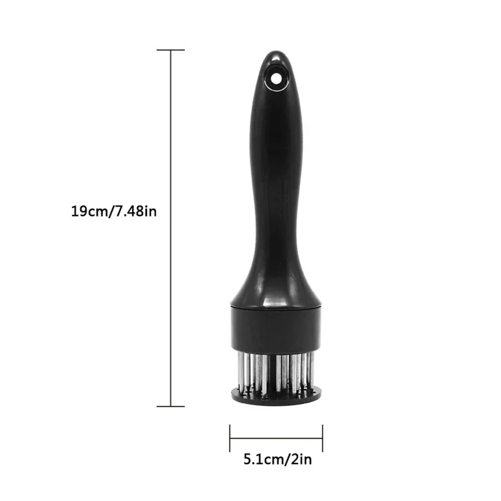 Premium Stainless Steel Meat Tenderizer Tool – Heavy Duty Steak Tenderizer & Meat Hammer