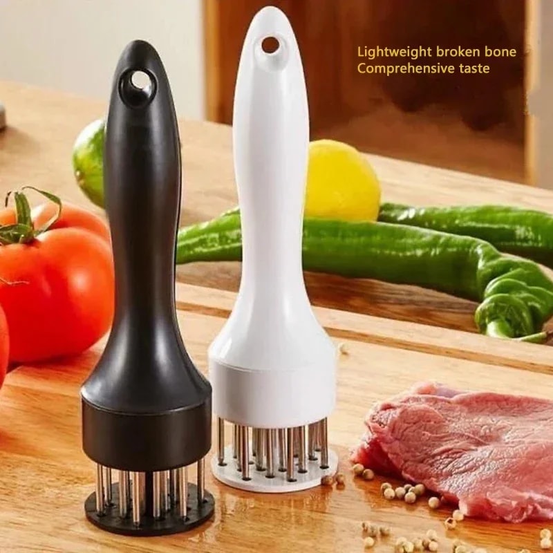 Premium Stainless Steel Meat Tenderizer Tool – Heavy Duty Steak Tenderizer & Meat Hammer