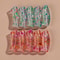 Colorful Acrylic Bamboo Tube Beads For DIY Bracelet Necklace Making 1