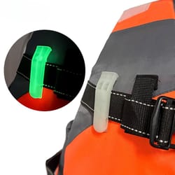 glow-in-the-dark survival whistle with compass clip – emergency outdoor safety gear
