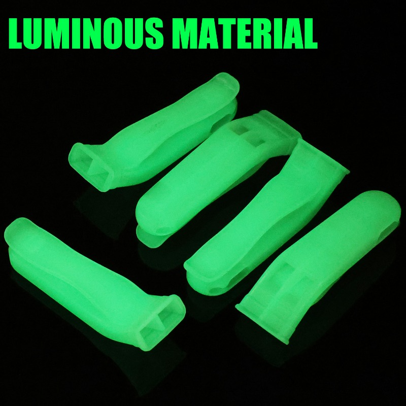 GlowintheDark Survival Whistle With Compass Clip Emergency Outdoor Safety Gear 3