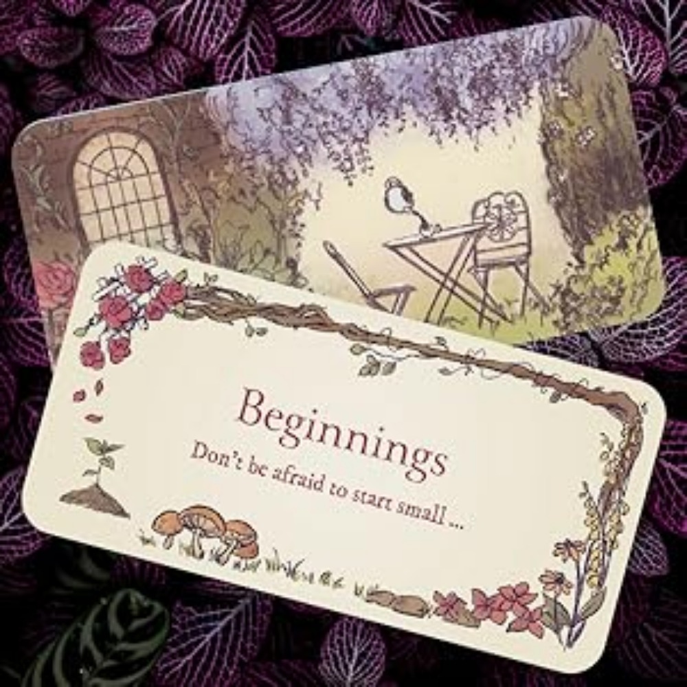 Secret Garden Magic Cards with Inspirational Messages