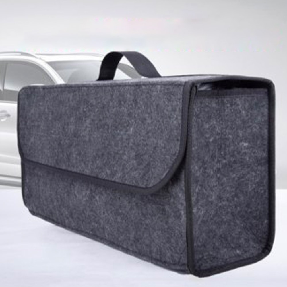 Large Car Trunk Organizer With AntiSlip Compartments For Boots Accessories 0