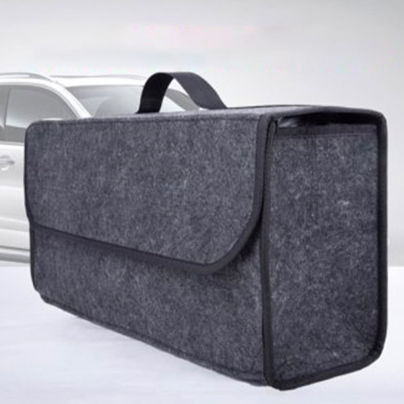 Large Car Trunk Organizer With AntiSlip Compartments For Boots Accessories 0
