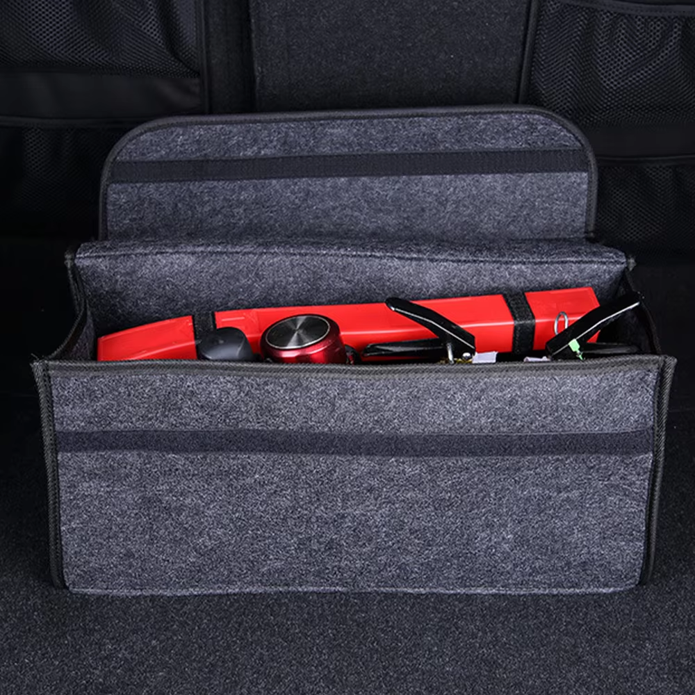 Large Car Trunk Organizer With AntiSlip Compartments For Boots Accessories 3