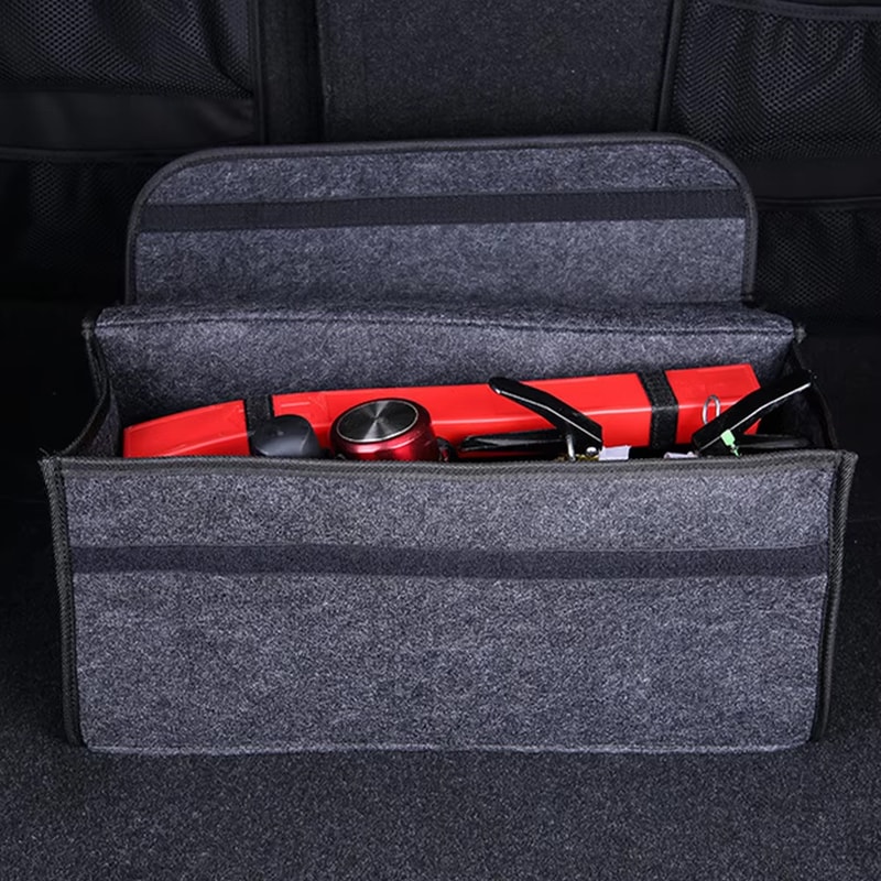 Large Car Trunk Organizer With AntiSlip Compartments For Boots Accessories 3