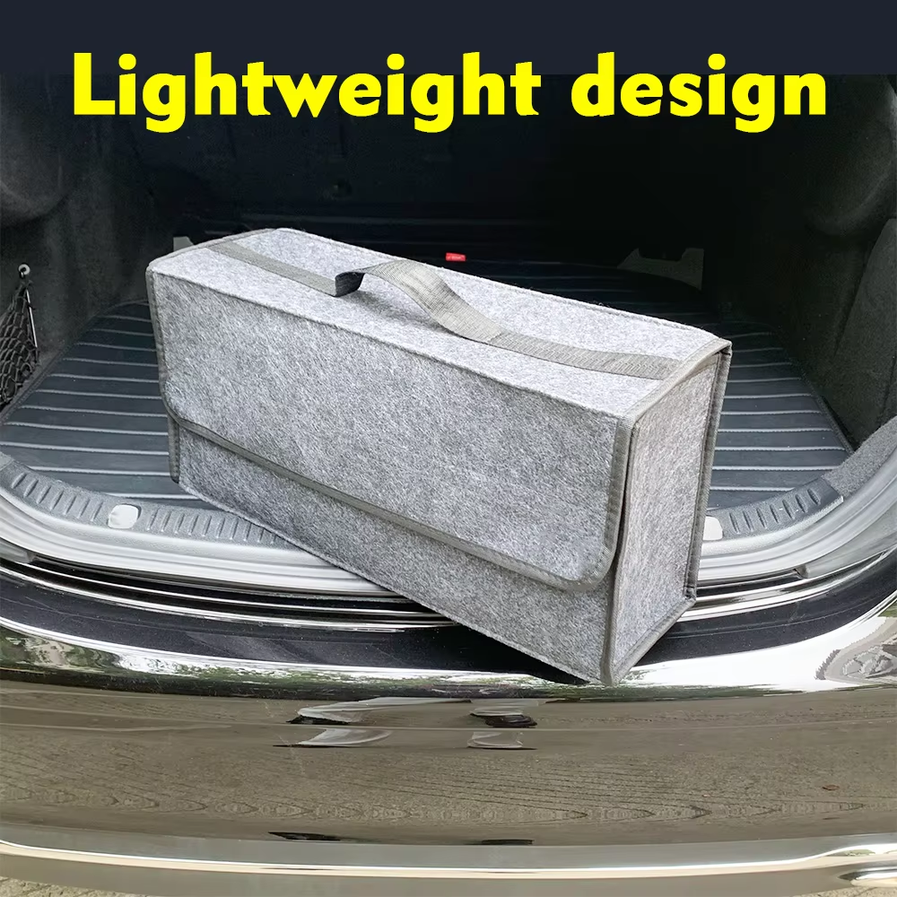 Large Car Trunk Organizer With AntiSlip Compartments For Boots Accessories 4