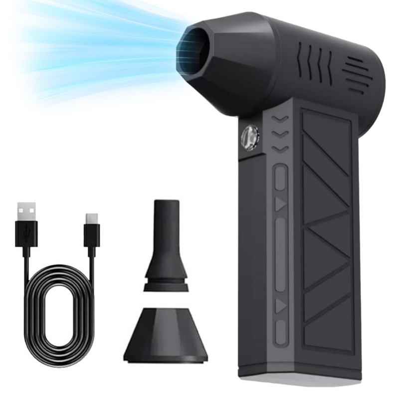 TurboJet Pro Handheld Air Blower Electric Air Blower With Brushless Motor USB Rechargeable 5
