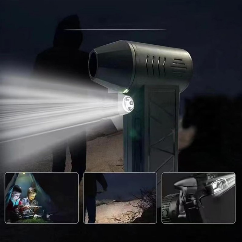 TurboJet Pro Handheld Air Blower Electric Air Blower With Brushless Motor USB Rechargeable 4
