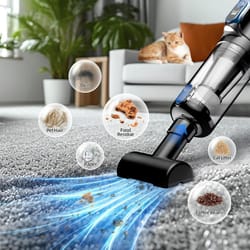portable cordless car vacuum cleaner – strong suction handheld