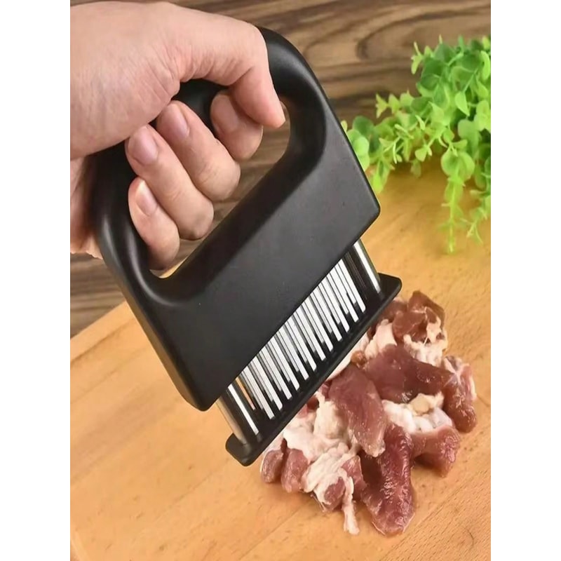 Meat Tenderizer Tool Stainless Steel Steak and BBQ Marinade Needle Press