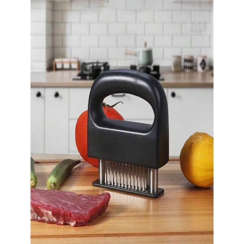 Meat Tenderizer Tool Stainless Steel Steak and BBQ Marinade Needle Press
