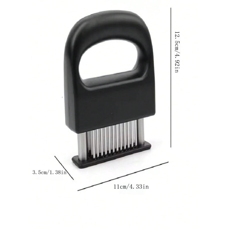 Meat Tenderizer Tool Stainless Steel Steak and BBQ Marinade Needle Press
