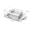 Stainless Steel Egg Slicer for Hard Boiled Eggs, Strawberries & Soft Fruits
