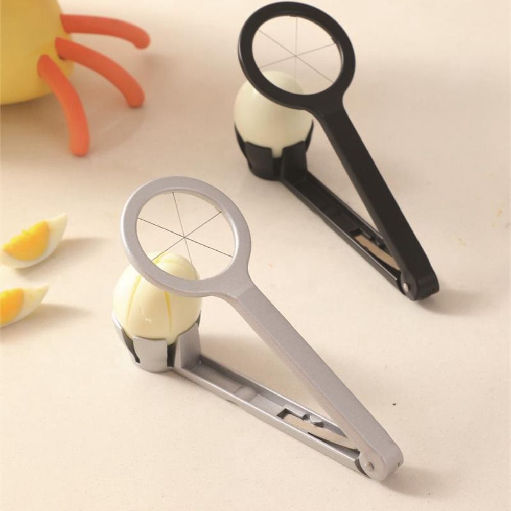 Portable Egg Slicer And Fruit Cutter With Stainless Steel Wire 0