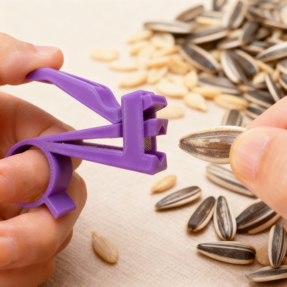 Multi Nut & Seed Cracker Tool for Walnuts, Pecans & Sunflower Seeds