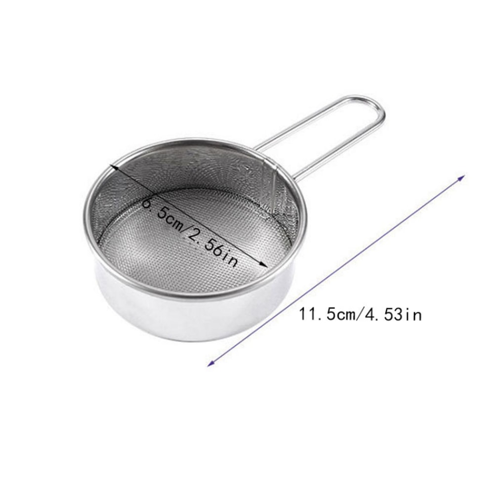 Stainless Steel Flour Sifter Cup For Baking Fine Mesh Powder Sugar Shaker 5