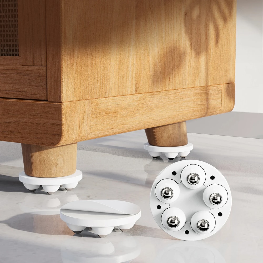 Adjustable Furniture Movers with Rollers for Beds, Sofas & Washing Machines