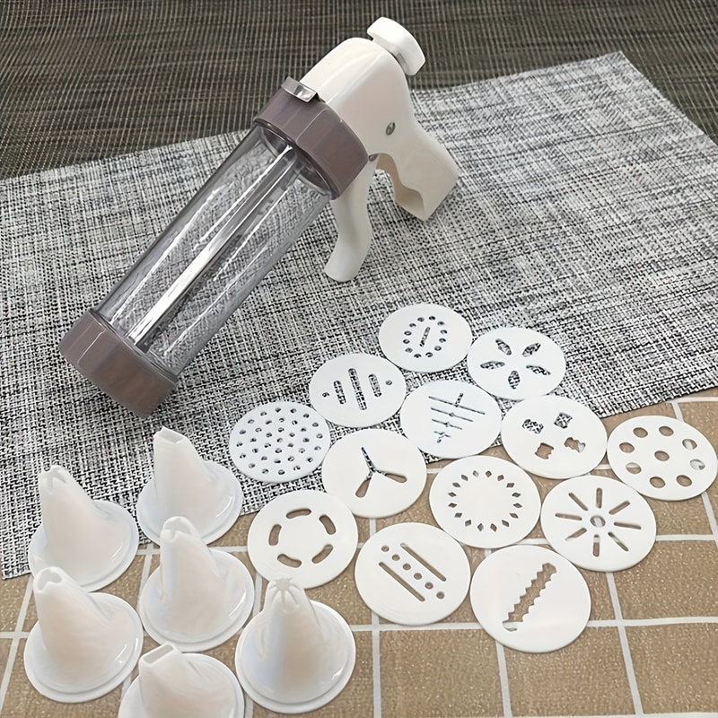 Deluxe Cookie Press Set With Icing Tips Discs For Homemade Cookies And Cake Decorating 3