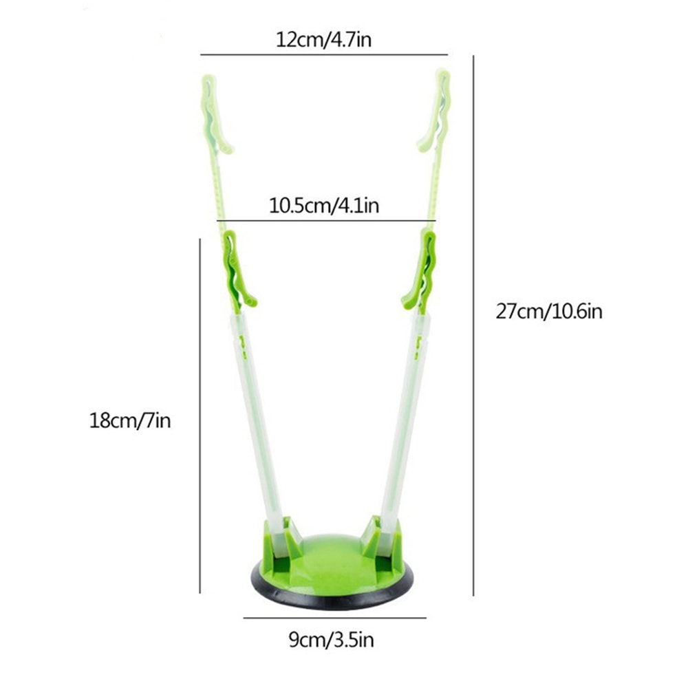 Adjustable Food Storage Bag Holder Stand for Hands Free Freezer Bag Filling