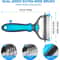 GentleGrip Pet Grooming Brush for Dogs & Cats with Stainless Steel Deshedding Comb