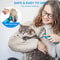 GentleGrip Pet Grooming Brush for Dogs & Cats with Stainless Steel Deshedding Comb