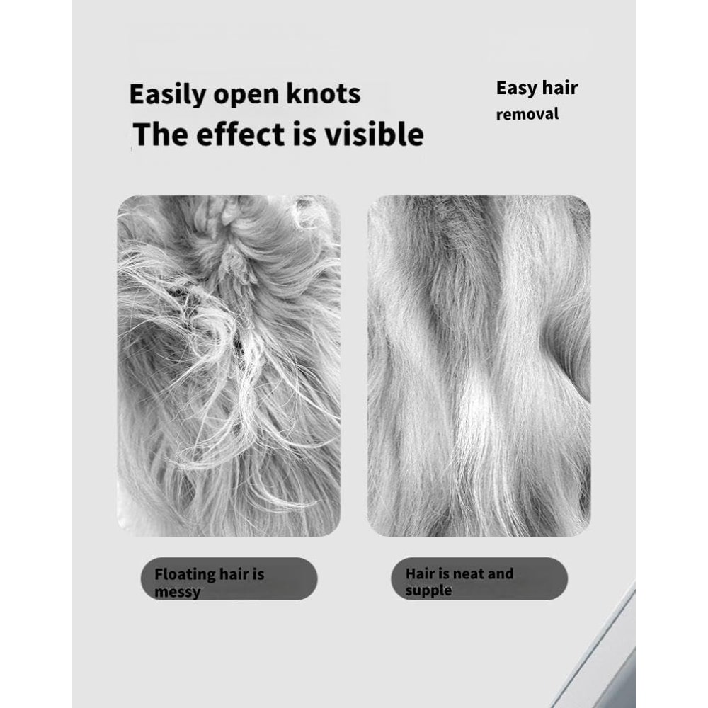 Dual-Sided Pet Grooming Brush for Dogs & Cats Hair Deshedding and Dematting