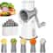 Rotary Cheese Grater and Vegetable Slicer for Fast Kitchen Prep