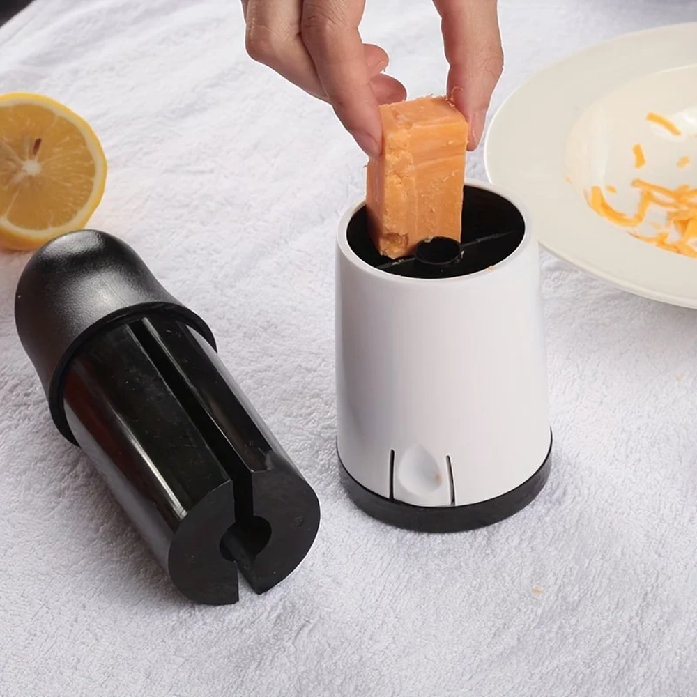 Portable Cheese Grater Handheld Shredder for Cheese, Chocolate & Vegetable Prep