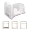 FreshSlice Cheese Storage Container with 3 Stainless Steel Blades & Built In Cheese Slicer
