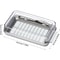 FreshSlice Butter Dish with Lid and Cutter Airtight Butter Storage Container