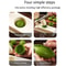 QuickPress Dumpling Wrapper Mold with Long Handle for Effortless Homemade Dumplings