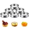 Stainless Steel English Muffin Rings Set For Crumpets Eggs Tart Baking 1