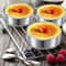 Stainless Steel English Muffin Rings Set For Crumpets Eggs Tart Baking 3