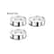 Stainless Steel English Muffin Rings Set For Crumpets Eggs Tart Baking 6