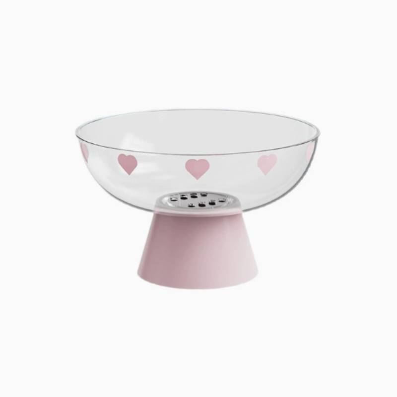 Elegant Fruit Serving Tray with Drain Base Luxury Snack & Dessert Display Plate