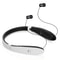 FlexTune Wireless Neckband Earbuds with Foldable Telescopic Design & HD Mic