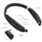 FlexTune Wireless Neckband Earbuds with Foldable Telescopic Design & HD Mic