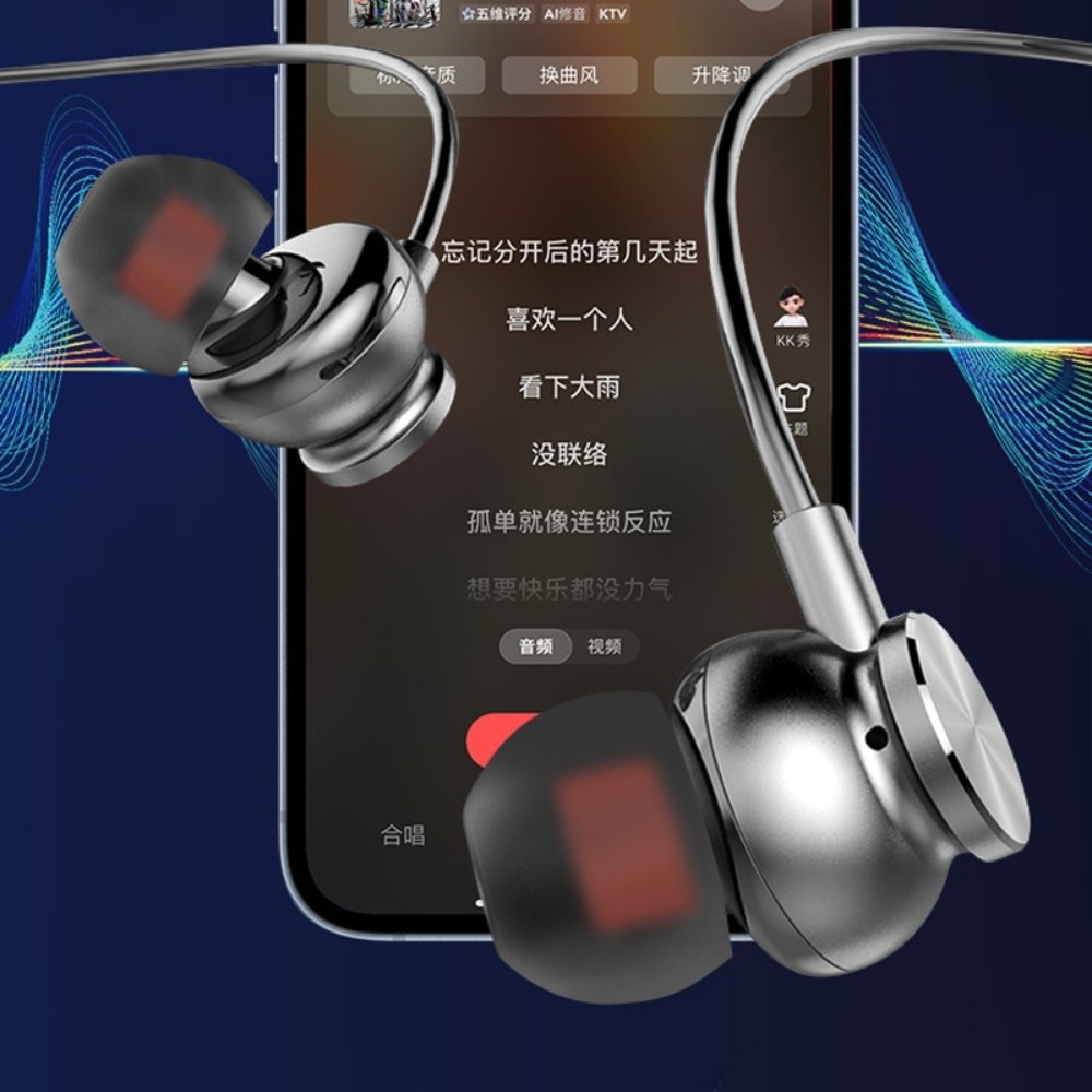 Bluetooth Neckband Headphones with LED Display and Deep Bass Stereo Sound