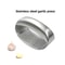 Stainless Steel Garlic Press Ring Manual Garlic Crusher Tool