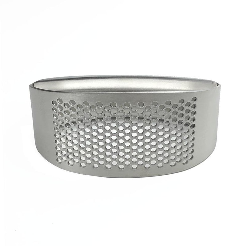 Stainless Steel Garlic Press Ring Manual Garlic Crusher Tool