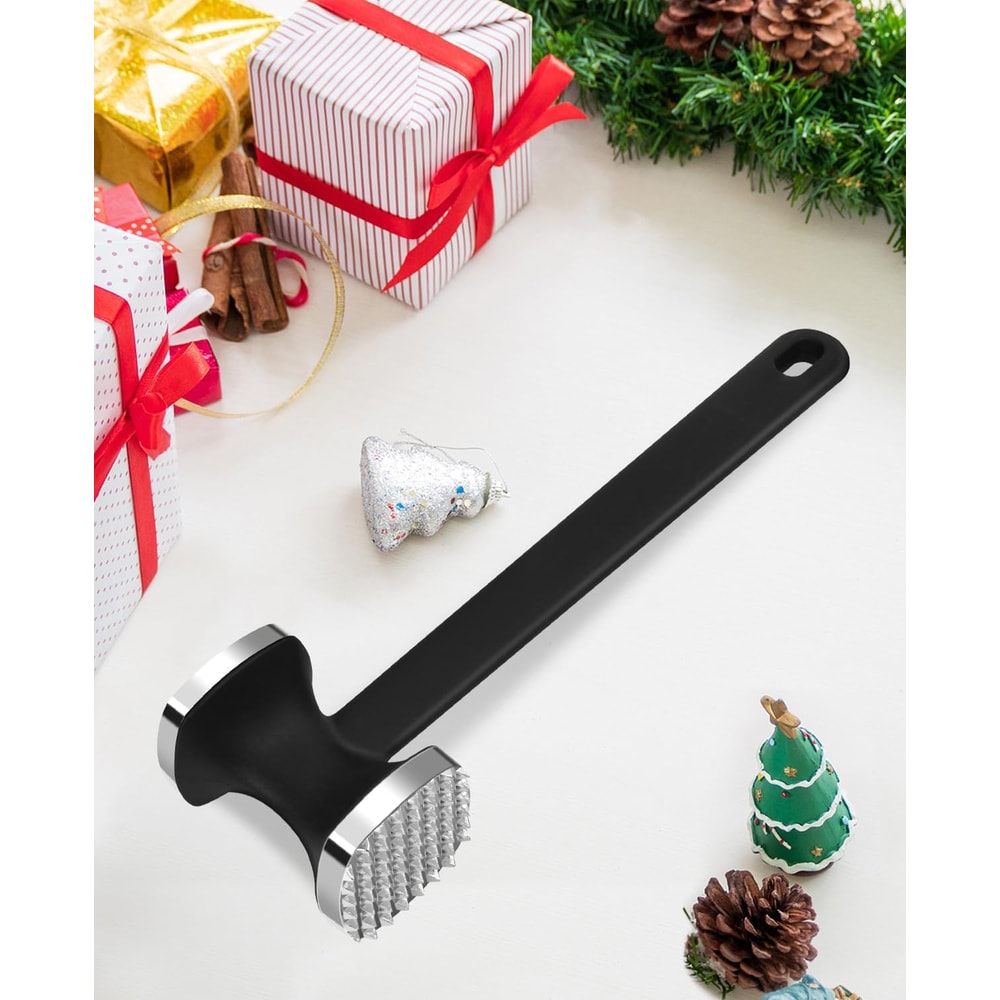 Stainless Steel Meat Tenderizer Hammer for Steak, Beef & Poultry