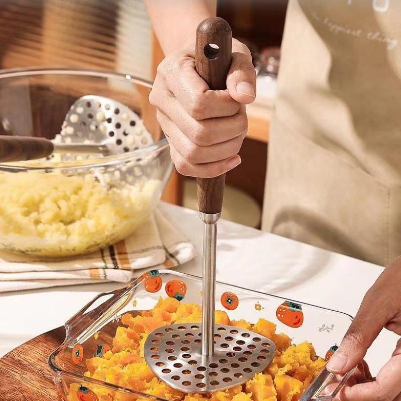 Stainless Steel Potato Masher For Baby Food Sweet Potatoes Vegetables 4