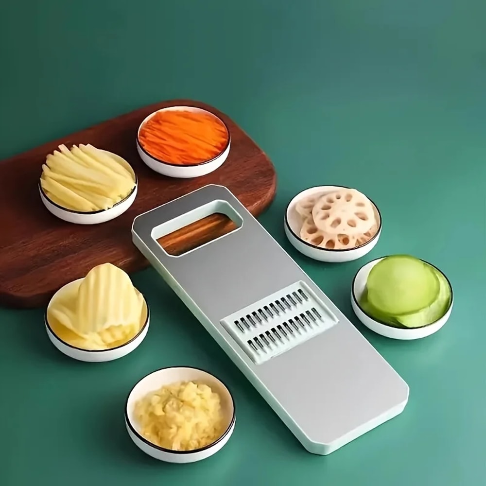 Multi Blade Vegetable Chopper and Stainless Steel Kitchen Slicer Set